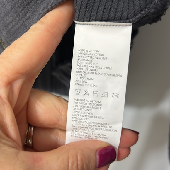 Gray Women's Zip-Up Hoodie - Picture 3 of 4